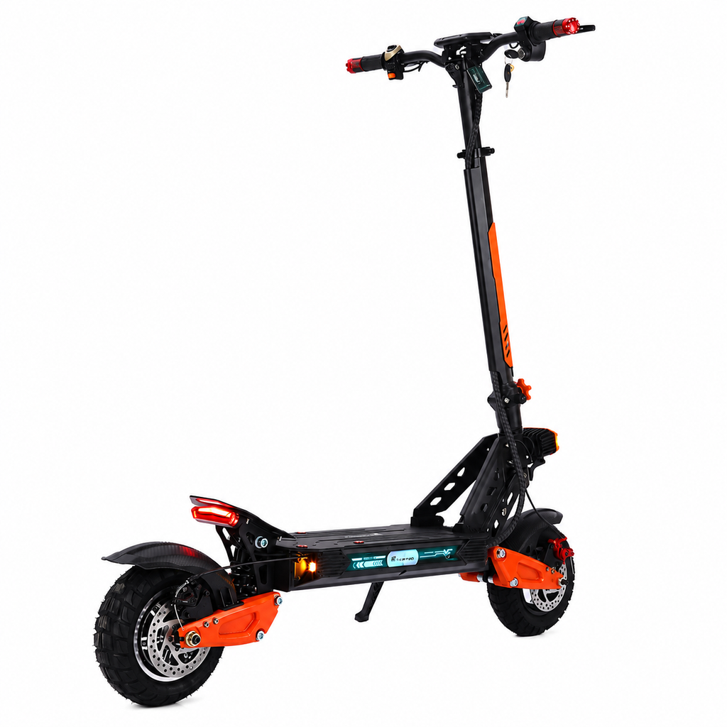Trotinetă electrică AT Performance AT-219, 1000 W, autonomie 45 km, roți 10 inch, pliabilă, portocaliu