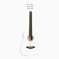 Chitară acustică AT Performance, 38 inch, lemn de tei, 6 corzi din nailon, lungime 98 cm, alb lucios
