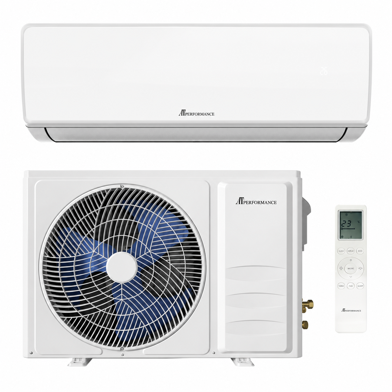 Aer condiționat inverter AT Performance, 12000 BTU, R32, răcire și încălzire, kit instalare inclus
