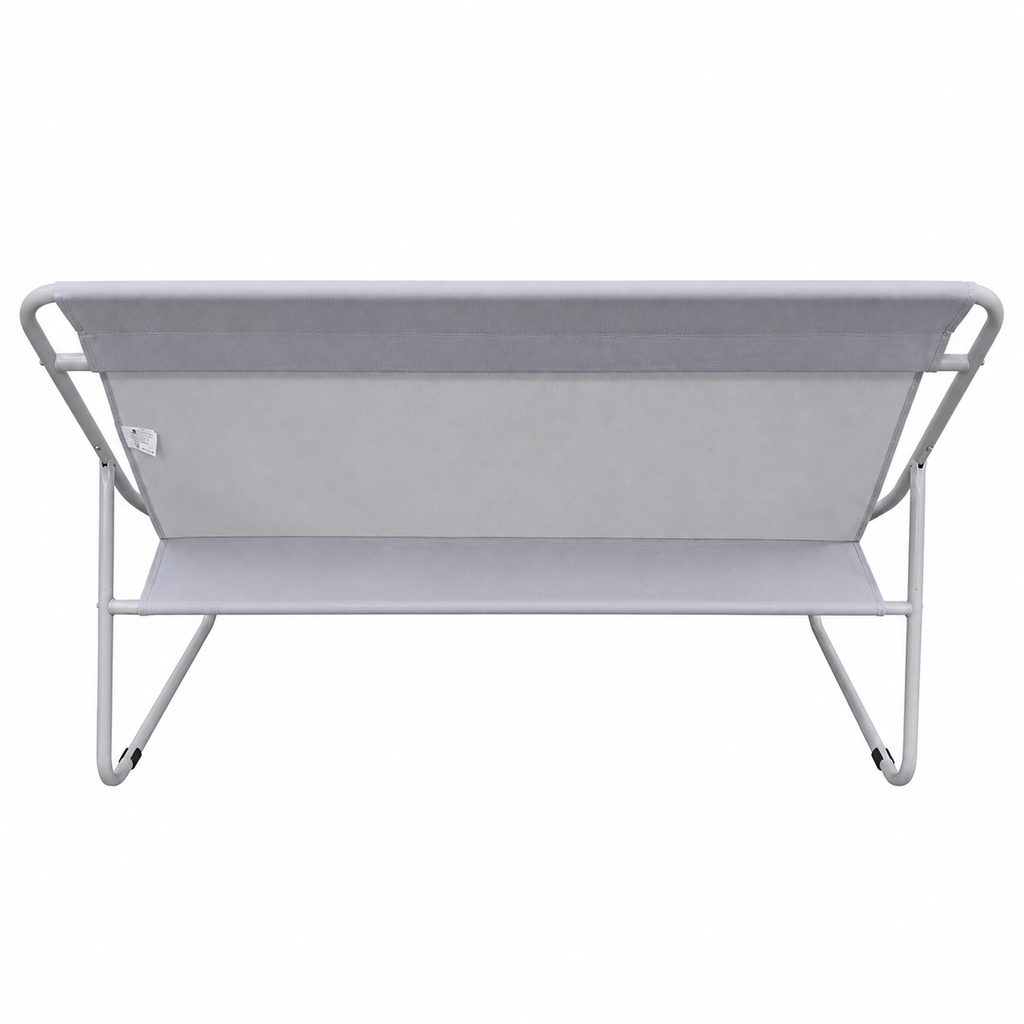 Set mobilier grădină AT Performance, 4 piese, canapea 2 locuri, 2 fotolii, măsuță 60 cm, cadru metalic