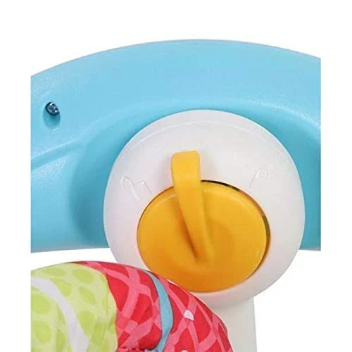Balansoar electric portabil bebeluși Mastela 6511, 7 melodii, 5 viteze, 3-11 kg, alimentare USB, gri-bej