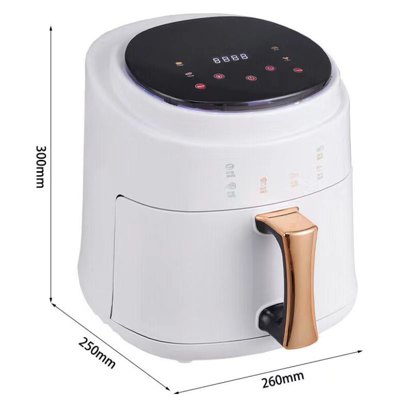 Friteuză cu aer cald AT Performance, 8 L, 2400 W, 8 programe, timer 60 min, negru