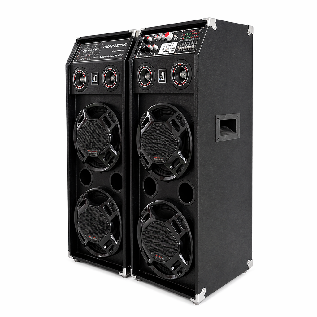 Boxă profesională activă AT Performance AT-2304, 2500 W, difuzor 10 inch, bluetooth, USB