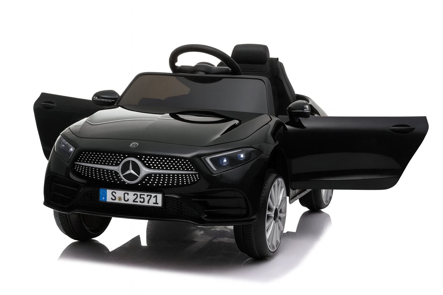Mașinuță electrică pentru copii AT Performance Mercedes-Benz CLS 350, 12V 4.5Ah, 2 motoare de 18 W, 2-5 km/h