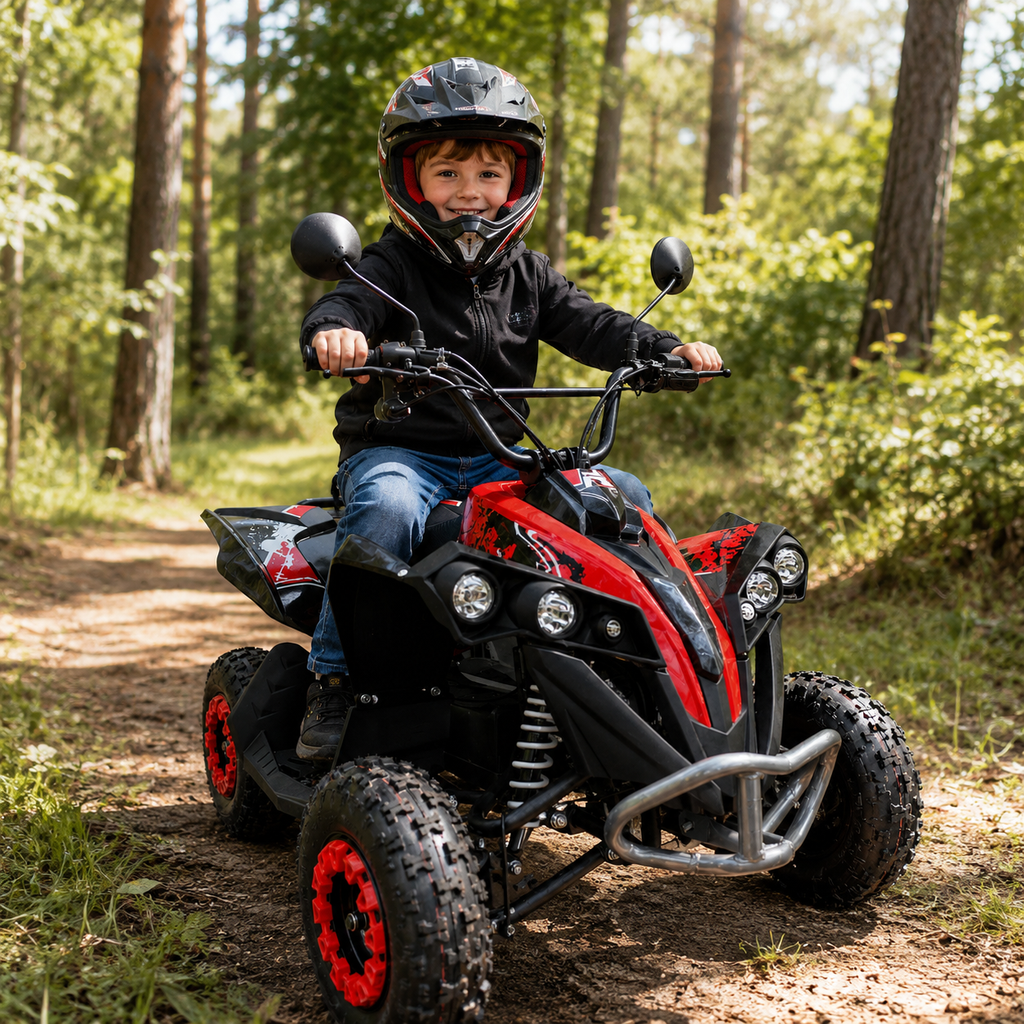 ATV electric pentru copii AT Performance, 800 W, 36V 12Ah, 30 km/h, autonomie 15 km, frână pe disc