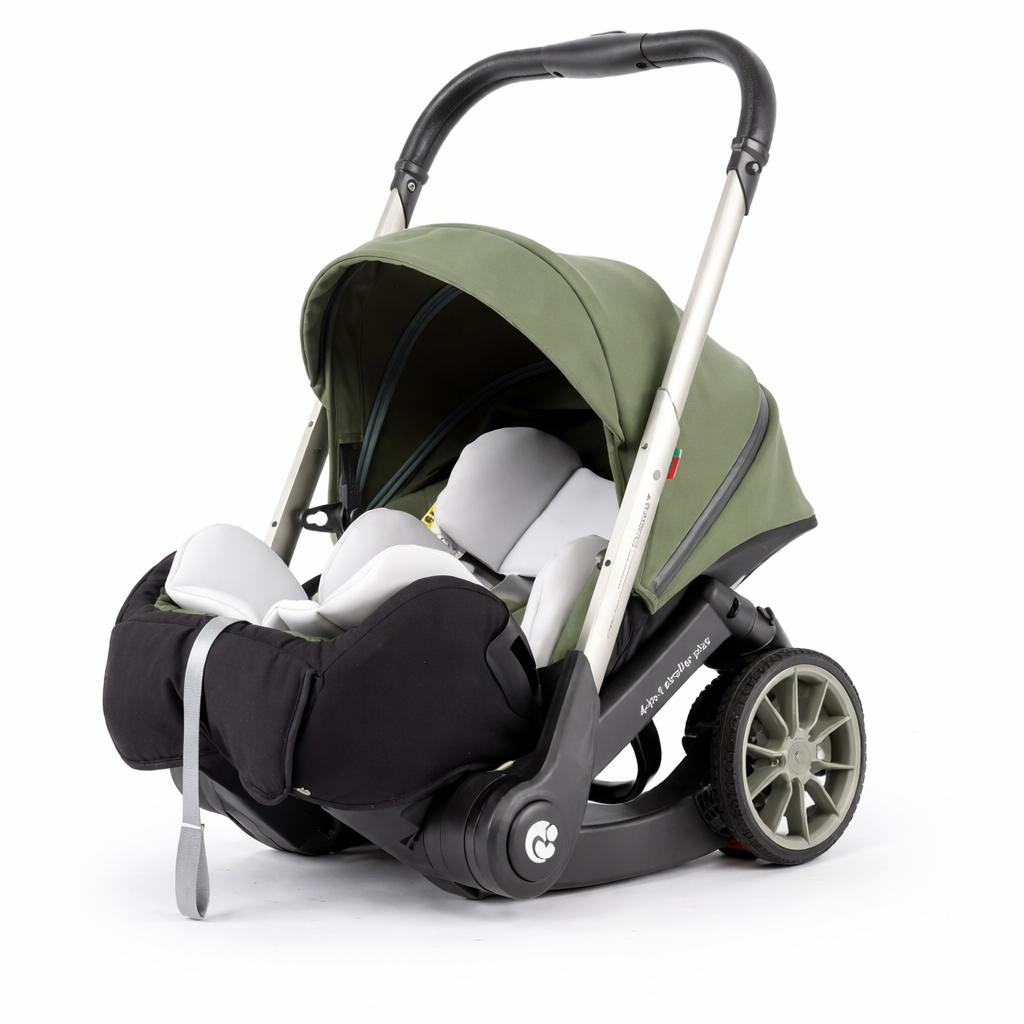Cărucior 4 în 1 AT Performance stroller plus 2053, landou și scaun auto, 0-13 kg, greutate 9,8 kg