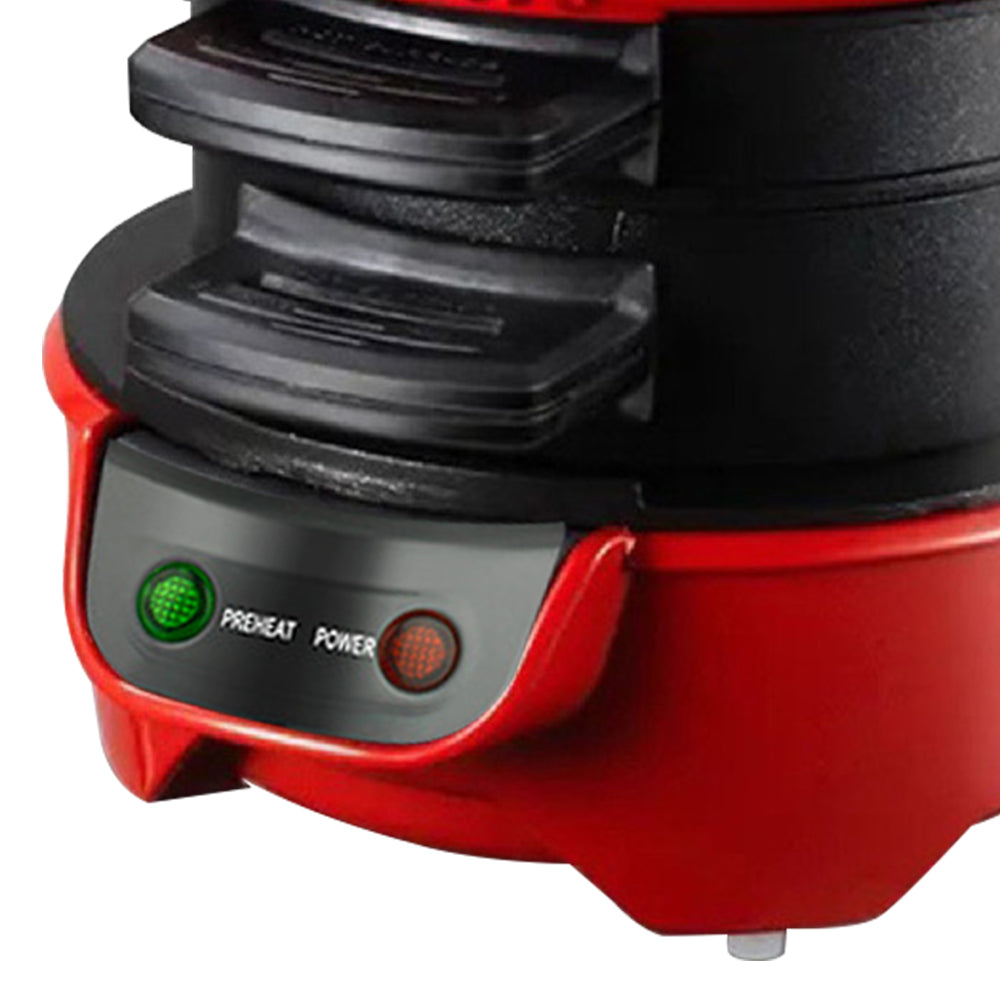 Aparat de burgeri HALEY, 600 W, plăci antiaderente, deschidere 180°, indicator LED