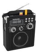 Radio portabil AT Performance, 3 benzi AM/FM/SW, MP3 USB, card SD, AUX in, lanternă