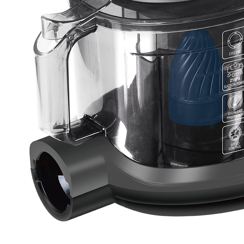 Aspirator Fără Sac HALEY 4,5L, 3000W, Aspirator de Praf, Aspirator Puternic cu Fir, de Calitate, cu Ciclon