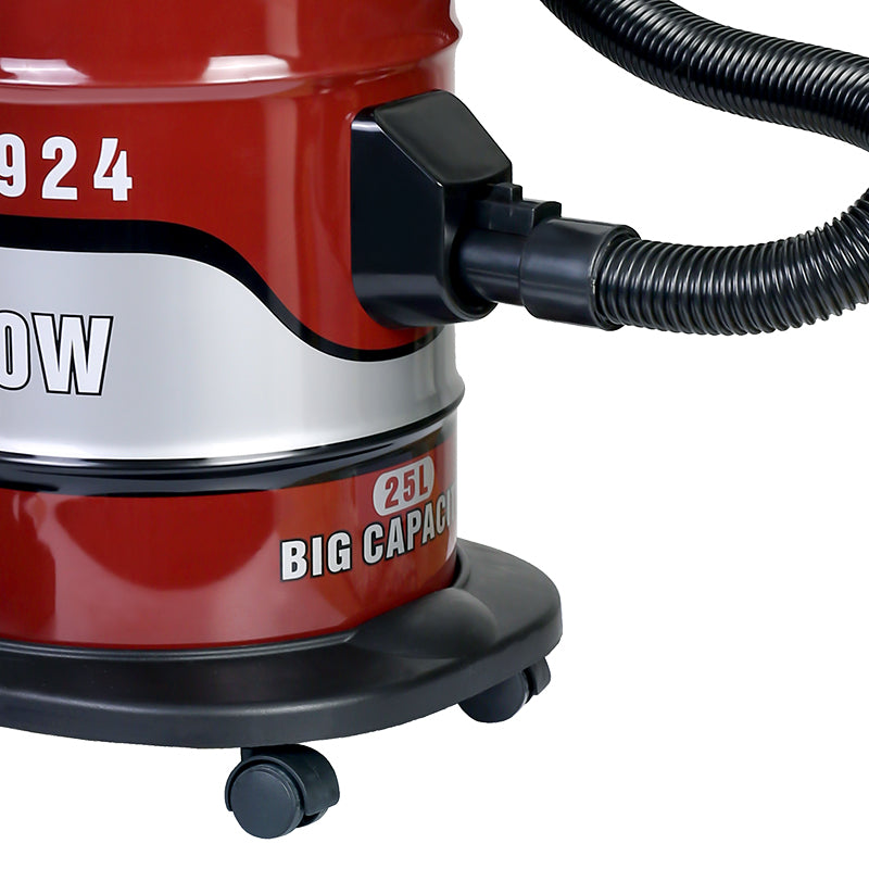 Aspirator profesional HALEY HY-9924, 3200 W, 25 L, cuvă inox, tub telescopic, filtrare multiplă