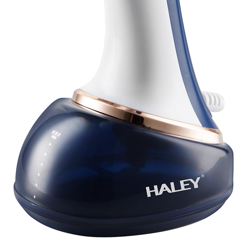 Fier de călcat cu abur HALEY, 1600 W, rezervor 350 ml, călcare verticală, albastru cu alb