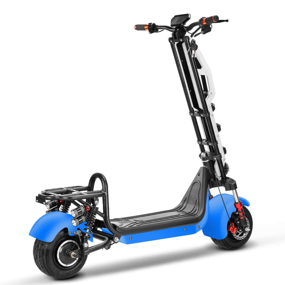 Pachet trotinetă electrică off-road AT Performance, 1000 W, 35 km/h, autonomie 45 km, căști KLGO bluetooth
