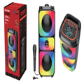 Boxă karaoke portabilă Sing-E ZQS42108M, 2x4 inch, 200 W, Bluetooth 5.3, baterie 2500 mAh, negru