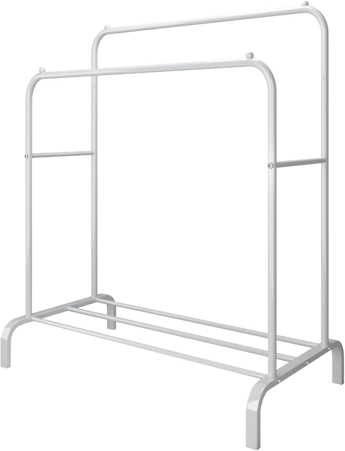 Suport pentru umerase si pantofi, AT PERFORMANCE®, 150 x 110 x 57 cm, Alb