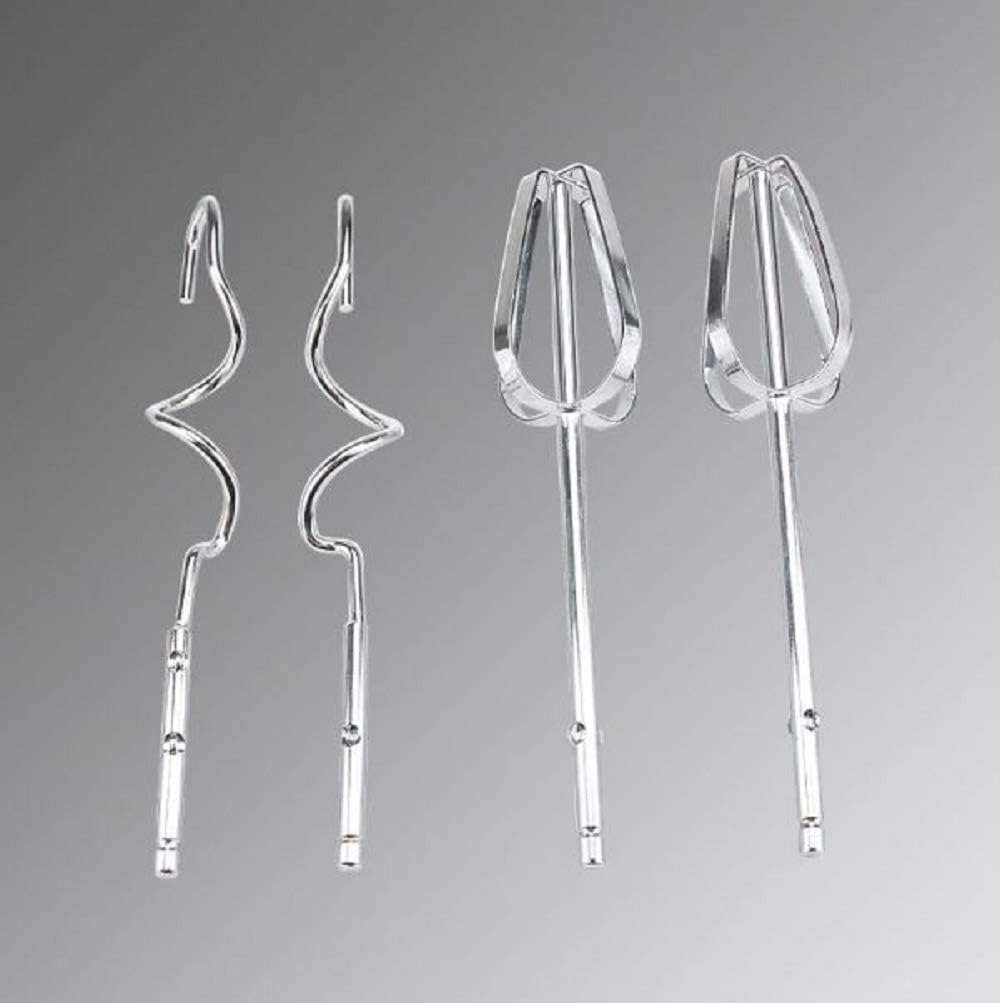 Mixer de mana AT PERFORMANCE®, 300 W, 7 viteze, Functie Turbo, Tel dublu, palete de framantare, Alb.