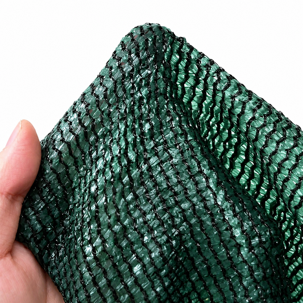 Plasă de umbrire AT Performance AT-2049, HDPE, 2x25 m, grad umbrire 60%, protecție UV, verde