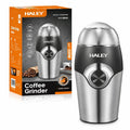 Râșniță electrică de cafea HALEY HY-2106, 200 W, 80 g, lame inox, carcasă inox și plastic