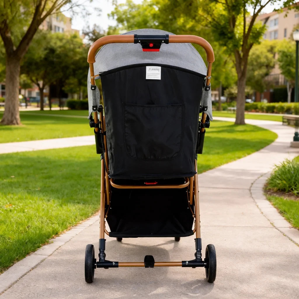Cărucior pentru copii KIDOO 6607, 0-36 luni, max. 22 kg, pliere cu o mână, centură 5 puncte