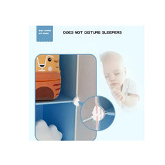 Dulap modular pentru copii, negru, AT PERFORMANCE®, 12 rafturi, durabil, 110X37X147 cm, diverse