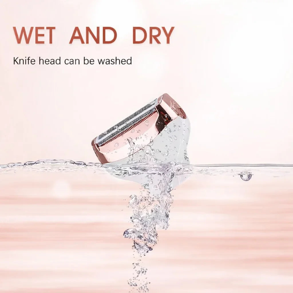 Kit de îngrijire 4 în 1 AT Performance, lady shaver și trimmer, încărcare USB, autonomie 30 min