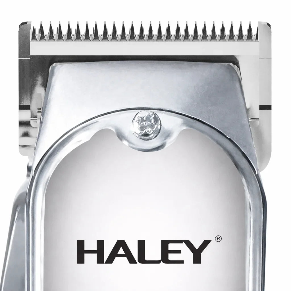 Mașină de tuns HALEY HY-4507, fără fir, afișaj LCD digital, baterie 1800 mAh, autonomie 150 min, lame inox