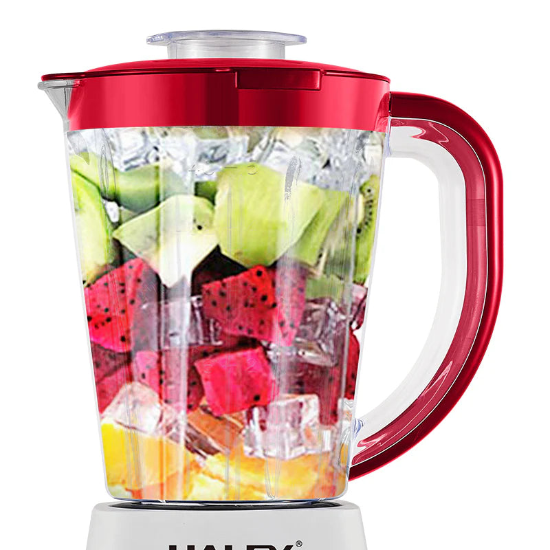 Blender 2 în 1 HALEY® HY-2940, 500W, Capacitate 1.6L, Funcție Ice Crush, Protecție Supraîncălzire, Alb/Roșu
