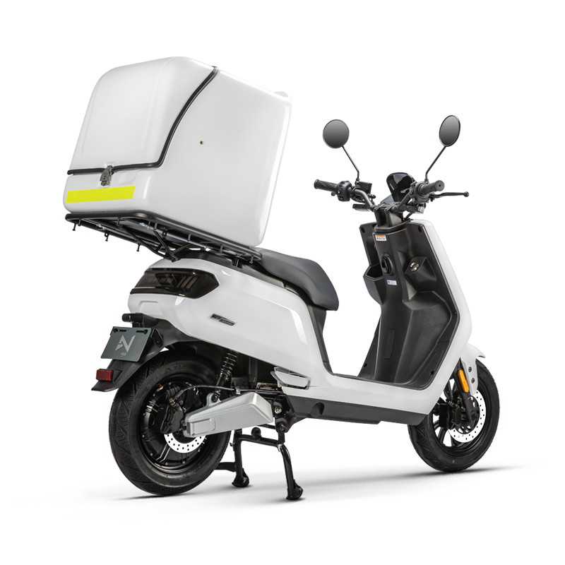 Scuter Electric N-Moto LX05-DELIVERY – Alb, 25 km/h, Fără Permis, Motor BOSCH, 2× Baterii Lithium 60V, Greutate estimativă 90–95 kg, Dimensiuni 1940 × 720 × 1330 mm, Autonomie 150 km, COC & EEC, Carte Rar (CIV), Ideal pentru Livrări +Tricou N-Moto
