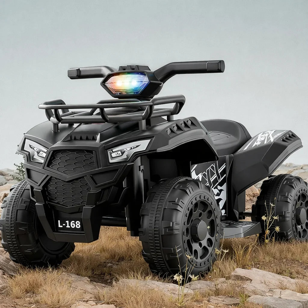 ATV electric pentru copii KIDOO L-168, 6V, 3-8 ani, viteză 3-5 km/h, autonomie 1-2 ore