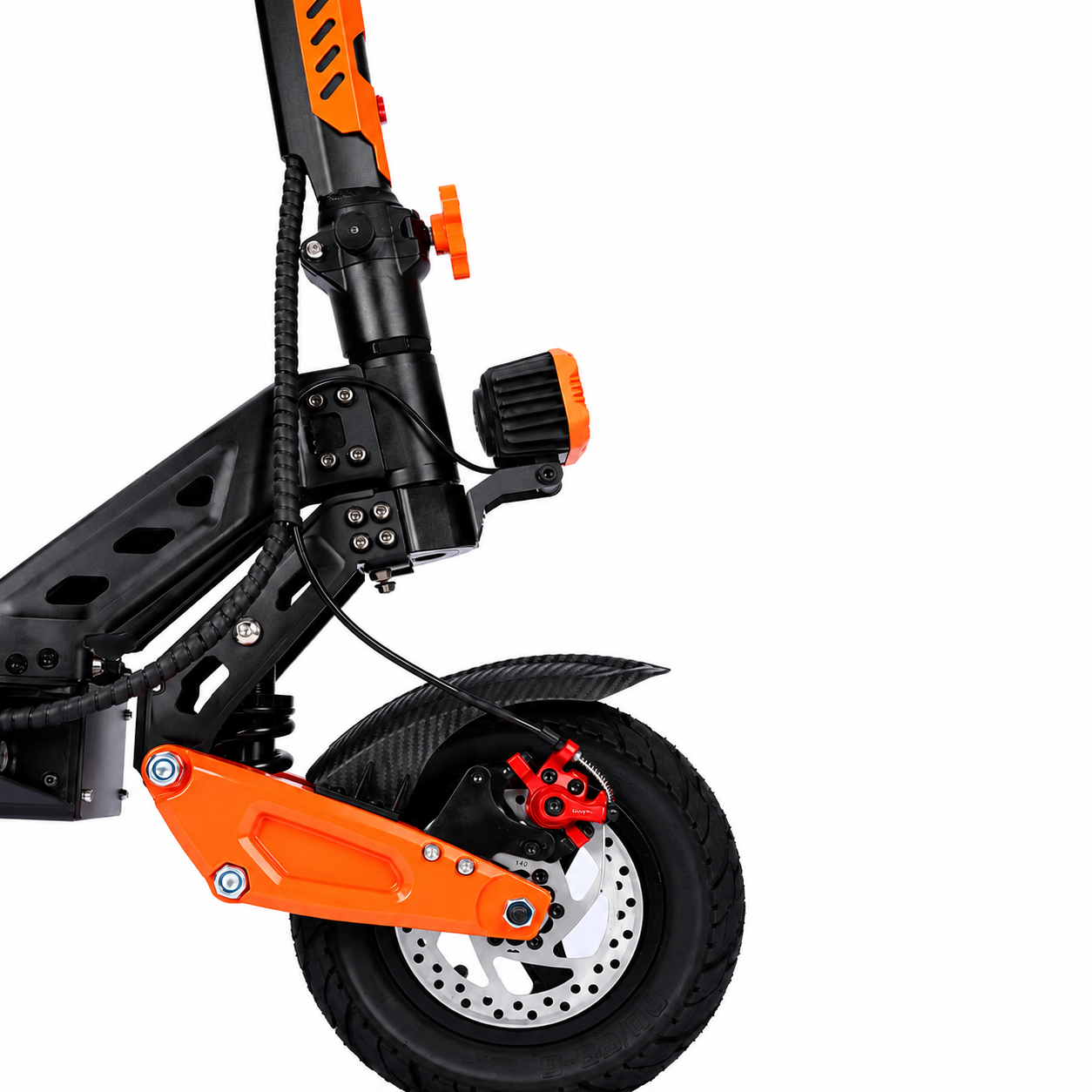 Trotinetă electrică AT Performance AT-219, 1000 W, autonomie 45 km, roți 10 inch, pliabilă, portocaliu
