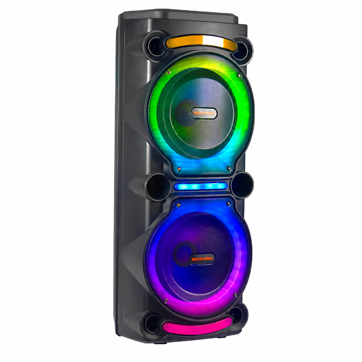 Boxă karaoke portabilă Sing-E ZQS8212, 2x12 inch, 40 W, acumulator 3600 mAh, microfon wireless