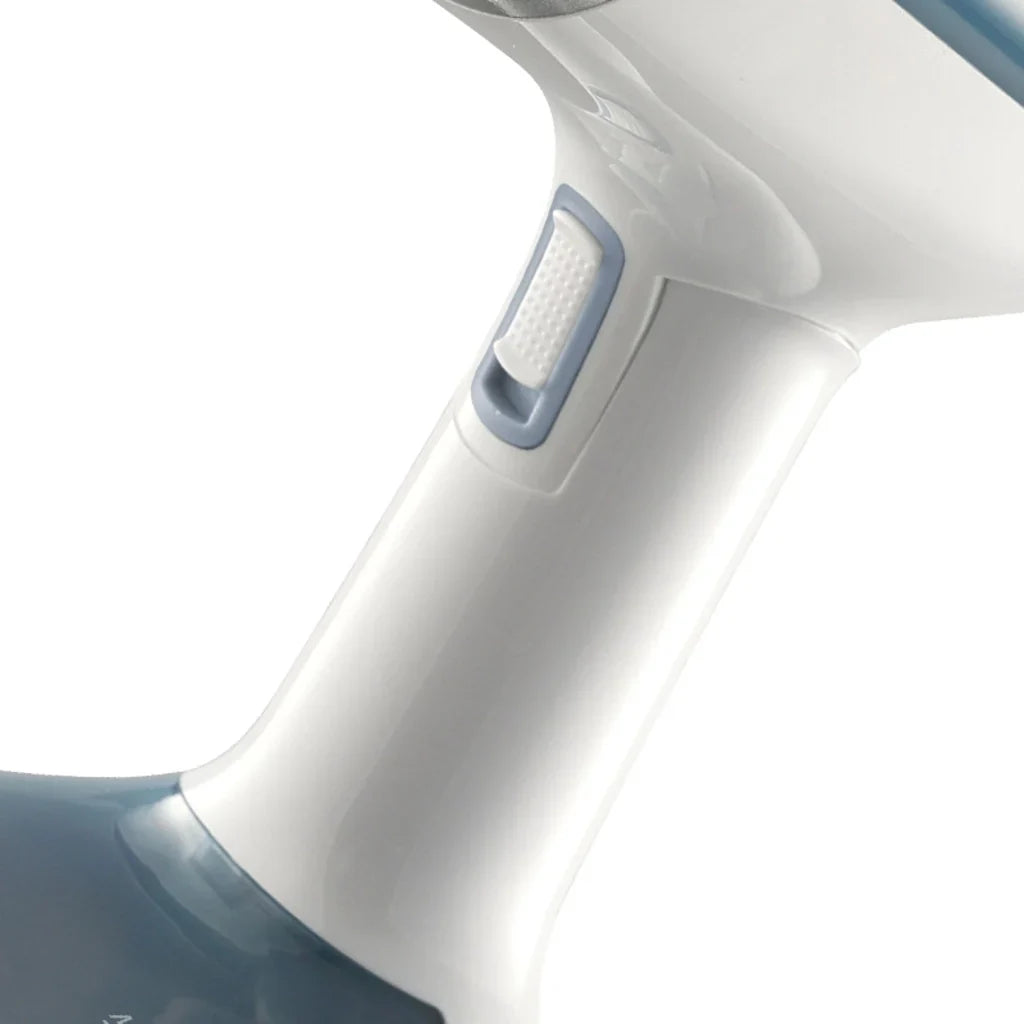 Aparat de călcat vertical cu abur HALEY HY-329, 1600 W, rezervor 200 ml, talpă inox, alb/albastru