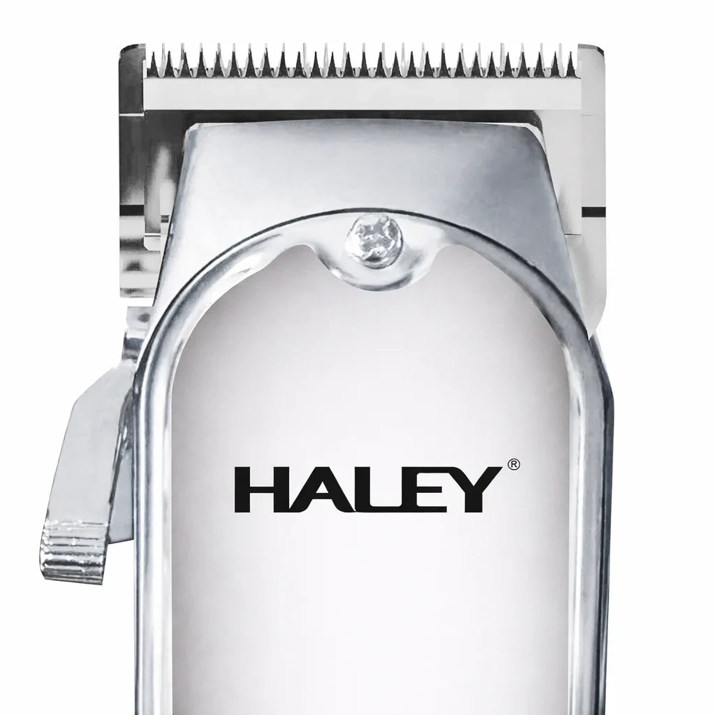 Mașină de tuns HALEY HY-4507, fără fir, afișaj LCD digital, baterie 1800 mAh, autonomie 150 min, lame inox