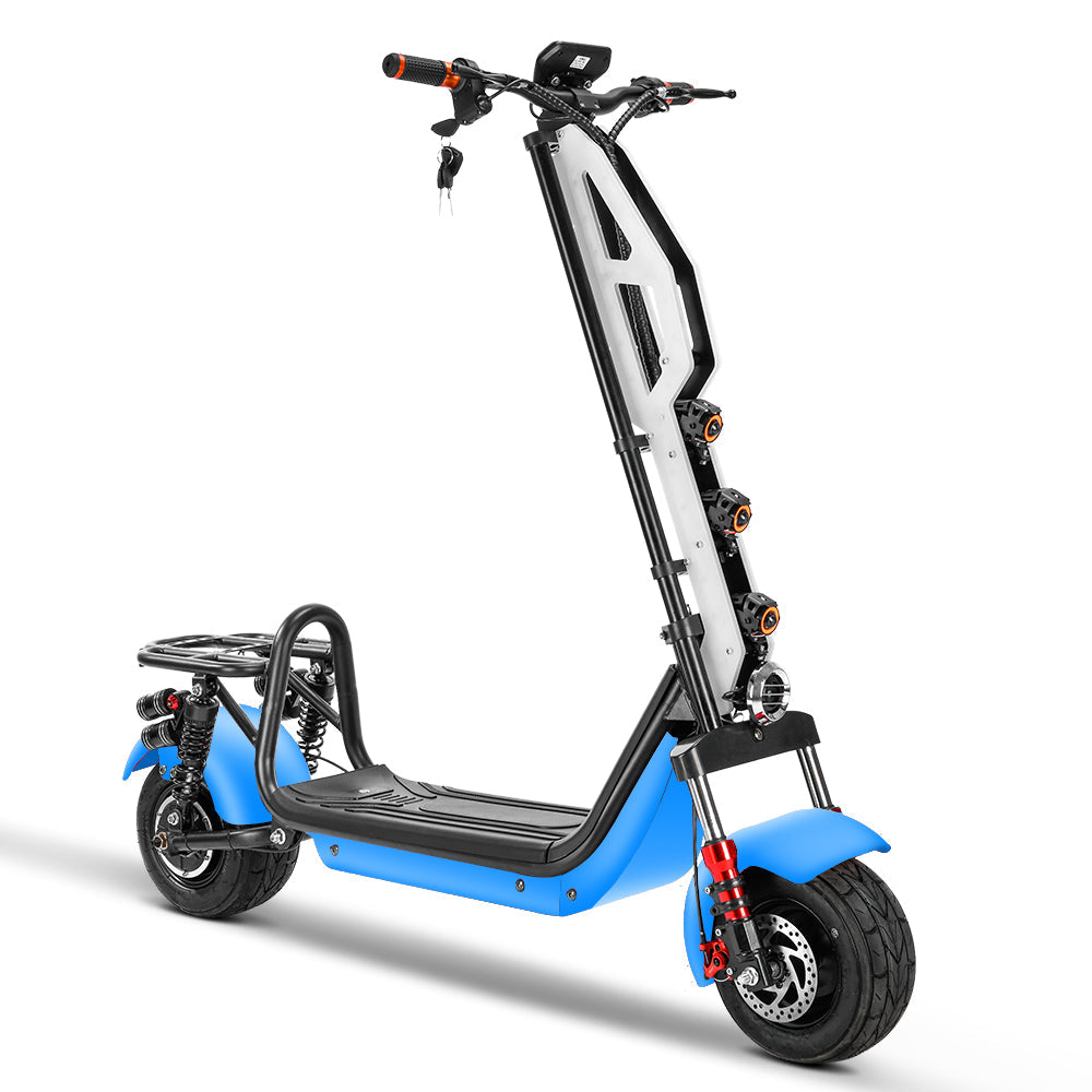 Pachet trotinetă electrică off-road AT Performance, 1000 W, 35 km/h, autonomie 45 km, căști KLGO bluetooth