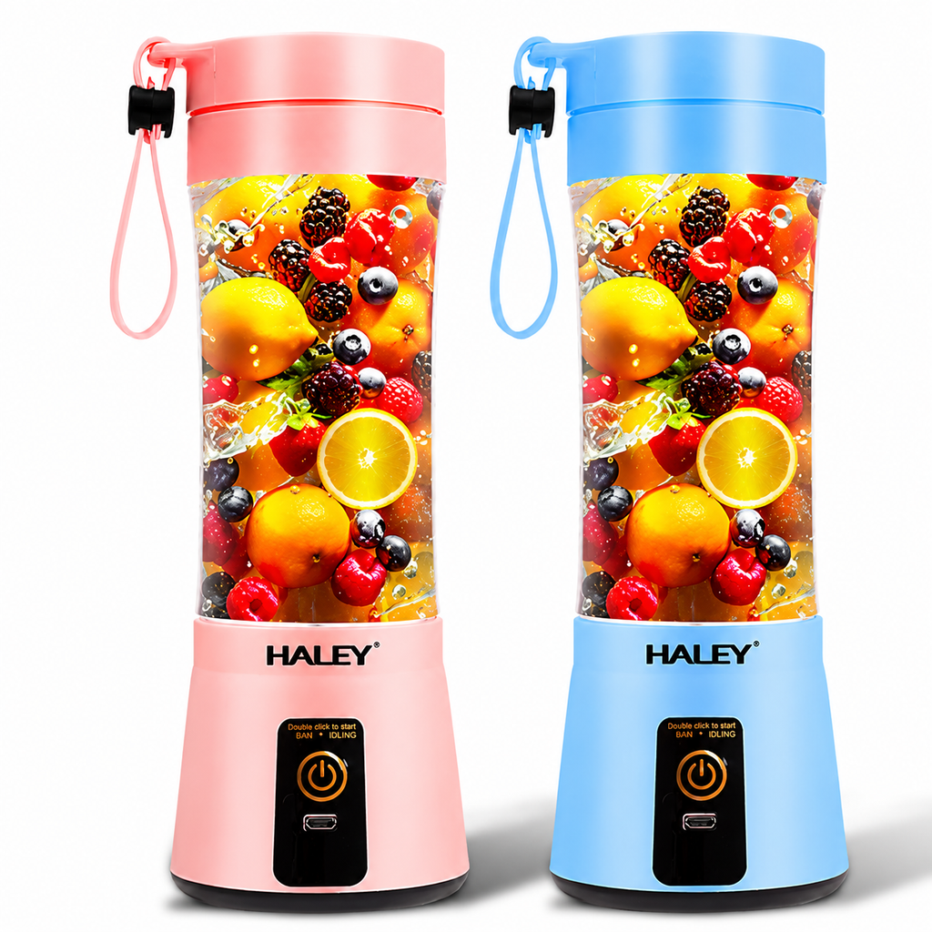 Blender portabil HALEY HY-2950, 480 ml, baterie 2000 mAh, încărcare USB, lame inox