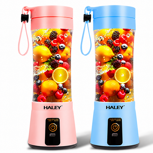 Blender portabil HALEY HY-2950, 480 ml, baterie 2000 mAh, încărcare USB, lame inox