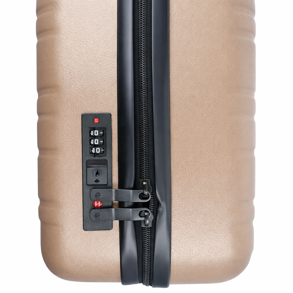 Set 3 valize rigide AT Performance, ABS, 73/65/55 cm, roți duble 360°, mâner telescopic aluminiu