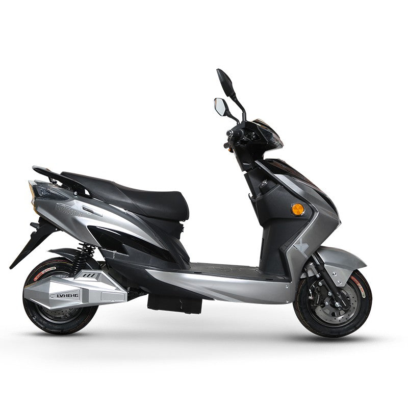 Scuter electric N-MOTO X1, motor Bosch 2020 W, autonomie 75 km, 45 km/h, gri