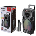 Boxă karaoke portabilă Sing-E ZQS12149, 12 inch, 200 W, bluetooth 5.3, acumulator 3000 mAh