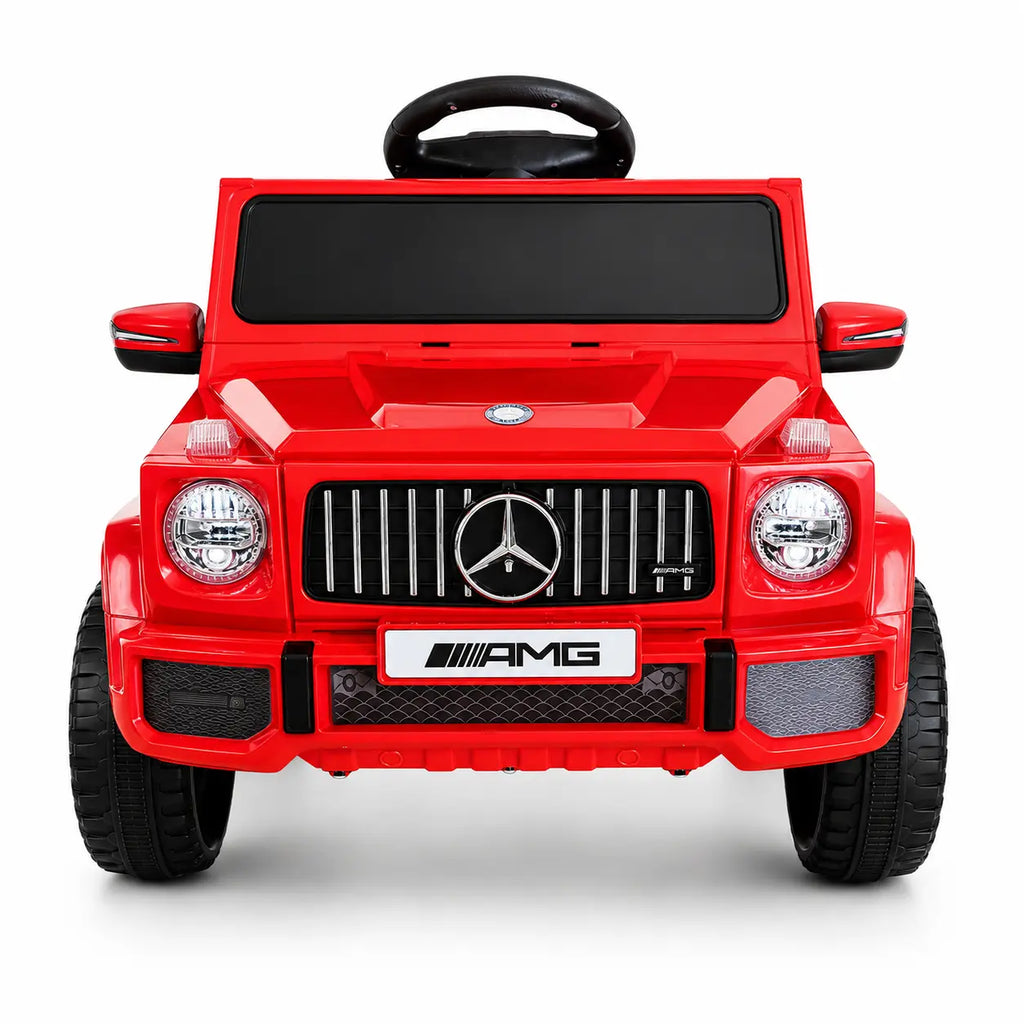 Mașinuță electrică pentru copii KIDOO, SUV 4x4, 12 V, telecomandă 2.4G, lumini LED, roșu
