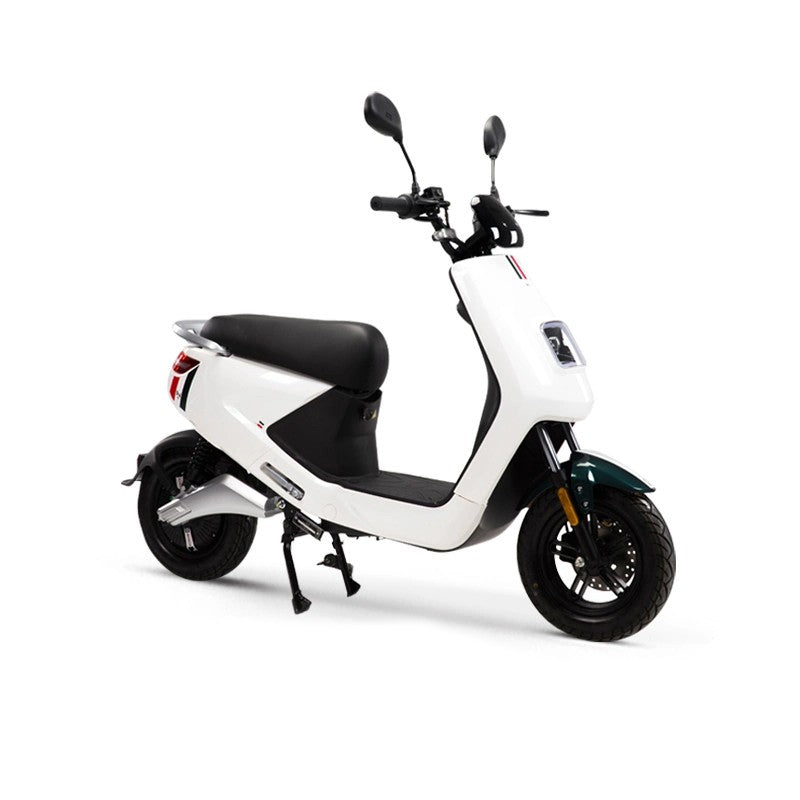 Scuter electric N-MOTO LX04, motor Bosch 1440 W, autonomie 80 km, baterie detașabilă, faruri LED, roșu