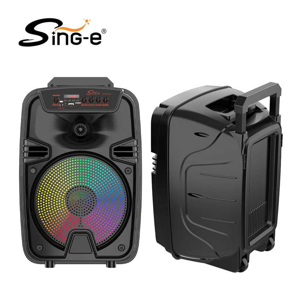 Boxă karaoke portabilă Sing-E ZQS12149, 12 inch, 200 W, bluetooth 5.3, acumulator 3000 mAh
