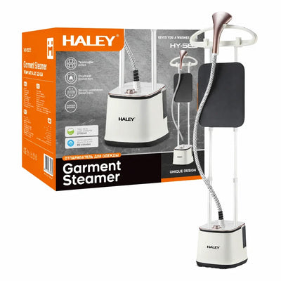 Aparat de călcat vertical cu abur HALEY HY-565, 2000 W, rezervor 2,7 L, abur continuu 80 min