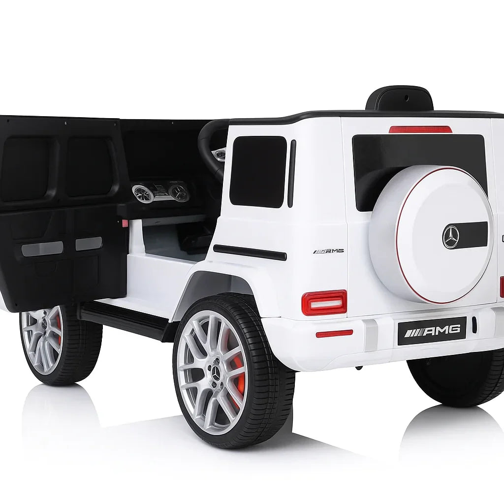 Mercedes-Benz AMG G63 – Mașinuță electrică oficial licențiată pentru copii (12V, 2 motoare de 30W)