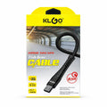 Cablu micro USB KLGO S-23 Fish Bone, încărcare rapidă 2.4A, transfer date, 1 m