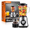 Blender multifuncțional HALEY HY-2941, 1000 W, bol sticlă 1,5 L, râșniță 120 g, 2 viteze