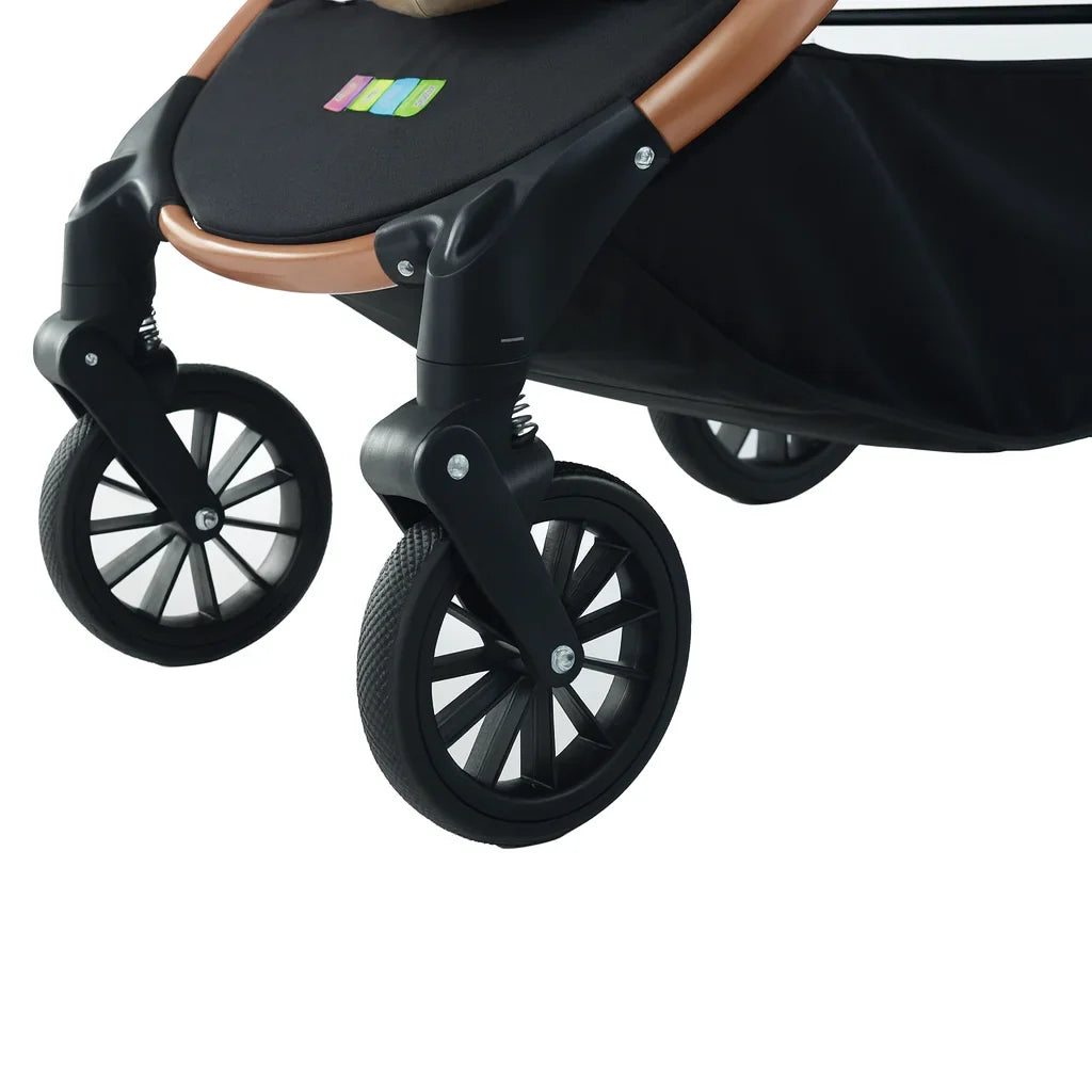 Cărucior 3 în 1 KIDOO, landou, scaun sport și scoică auto i-Size, ham în 5 puncte, suspensii, pliere rapidă