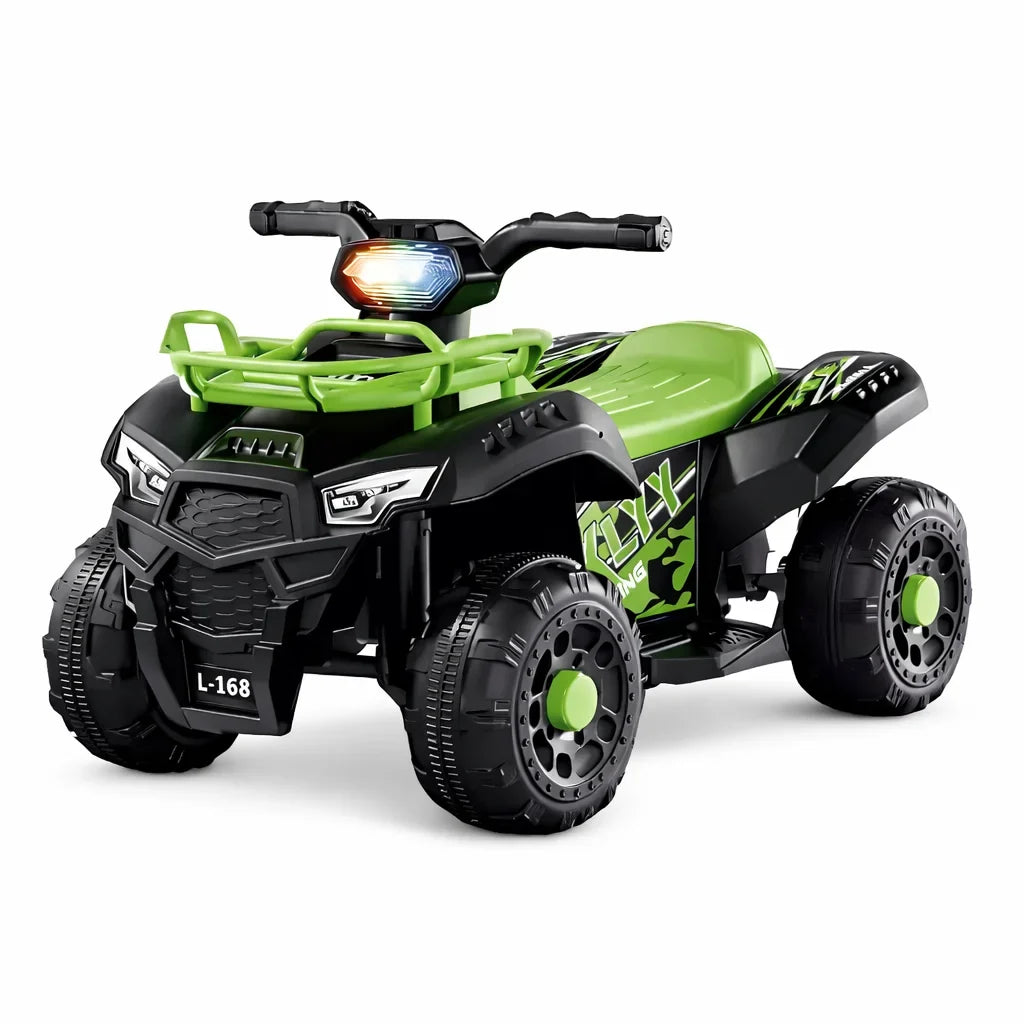 ATV electric pentru copii KIDOO L-168, 6V, 3-8 ani, viteză 3-5 km/h, autonomie 1-2 ore