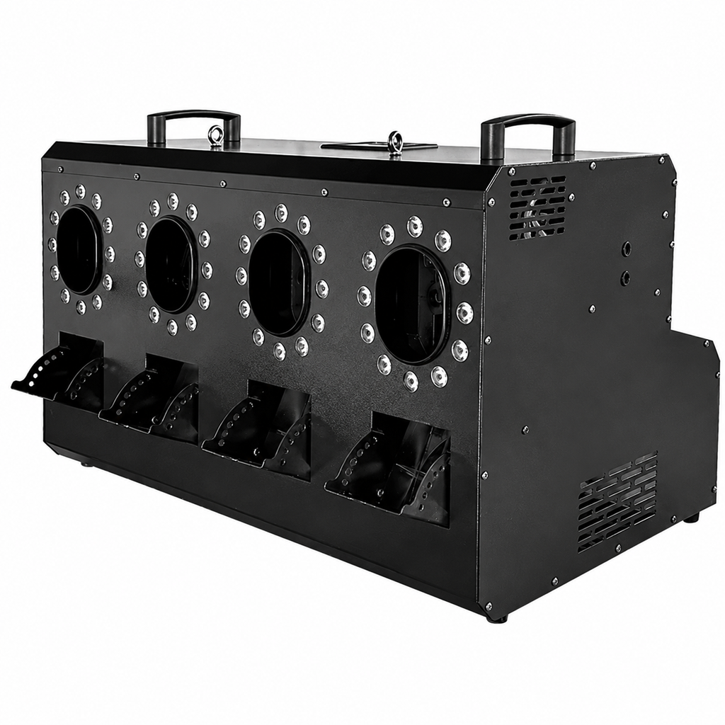 Mașină de fum și baloane AT Performance Smoke Bubble, 1500 W, rezervor 1.2 L, DMX 2 canale, telecomandă wireless
