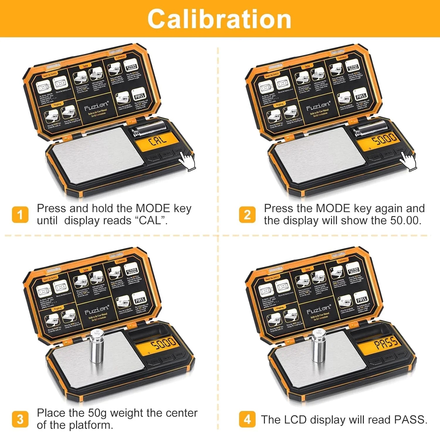 Cantar digital de precizie, Fuzion TU-X, 200g / 0.01g, 6 unitati, de bijuterii