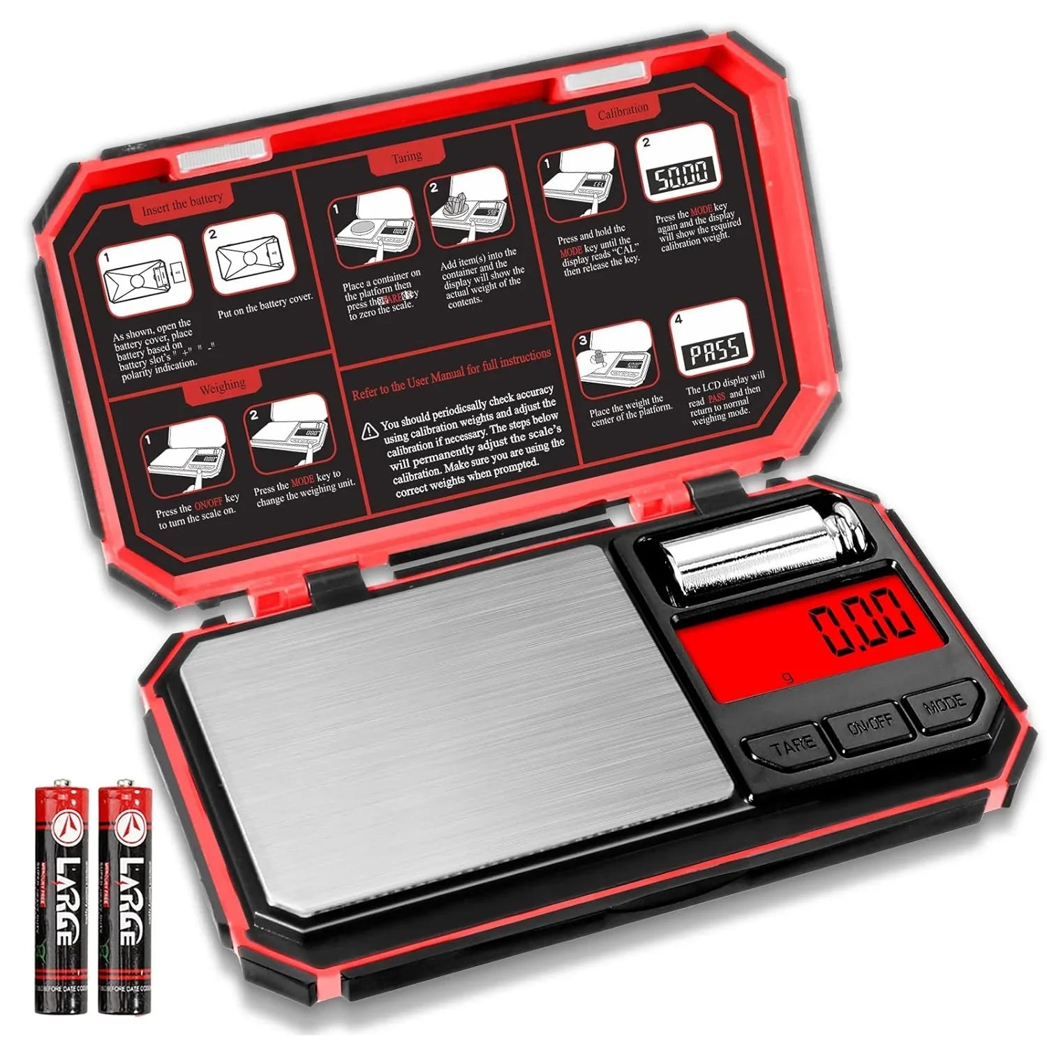Cântar de precizie pentru bijuterii Tusy Store fuzion tu-x, 200 g, diviziune 0,01 g, 6 unități